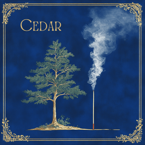 cedar incense sticks