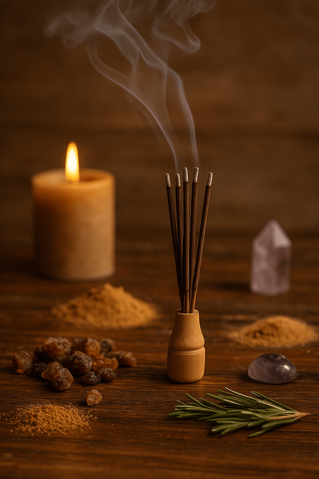 Incense to Manifest Love, Wealth & Sacred Protection