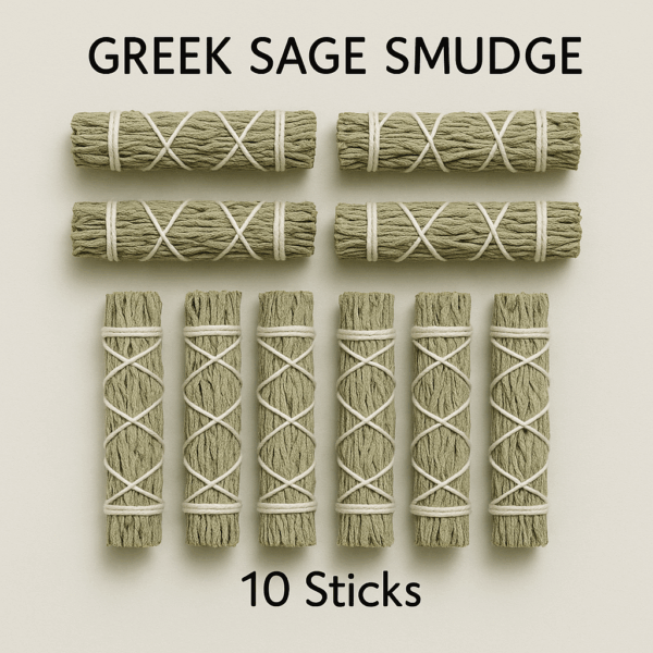 Greek Sage Smudge Sticks for Cleansing and Blessing - Image 3