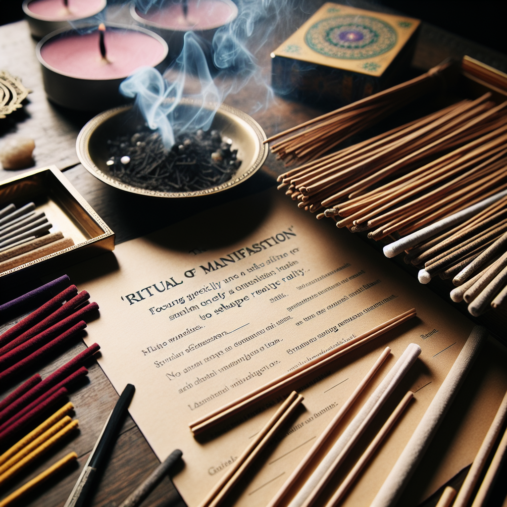 The Ritual of Manifestation: Using Incense and Intention to Shape Your Reality